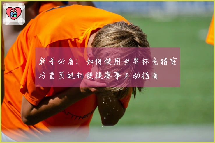 新手必看:如何使用世界杯竞猜官方首页进行便捷赛事互动指南